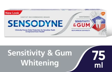 Sensodyne Sensitive Toothpaste Sensitivity and Gum Whitening 75 ML