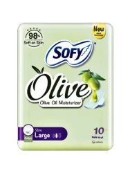 Sofy Olive Oil Slim Pads Large 29 Cm