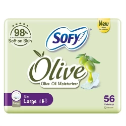 Sofy Olive Oil Slim Pads Large 29 Cm 3X56