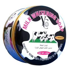 Yc Milk Whitening Soap Metal Box 100G