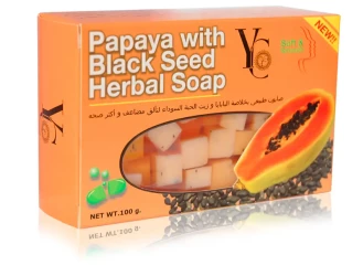 Yc Papaya W Black Seed Herbal Soap 100G