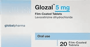 Glozal 5mg 20 Coated Tablets