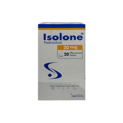 ISOLONE 20 mg 20 effervescent Tab