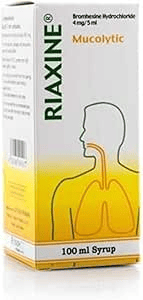 Riaxine Bromhexine Cough Syrup 100 ml