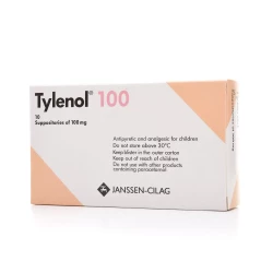 Tylenol 100  MG Suppository 10 Pcs