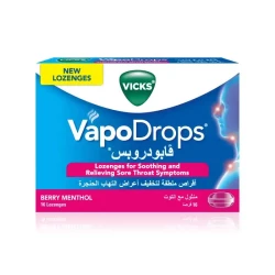 Vicks Vapodrops Berry 16 Pcs