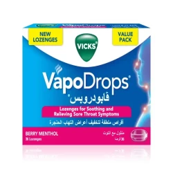 Vicks Vapodrops Berry 36 Pcs