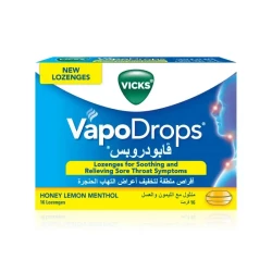 Vicks Vapodrops Honey Lemon 16 Pcs