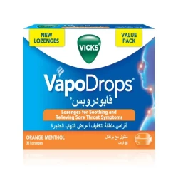 Vicks Vapodrops Orange 36 Pcs