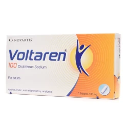 Voltaren 100  MG Suppositories 5 Pcs