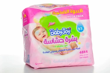 Baby Joy Wipes Sensitve Frag Free 6 X ( 4 X 48 )