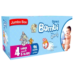 Bambi Jumbo 4 Large 1 X 96 Box