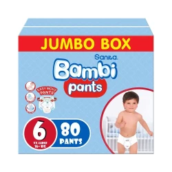 بامبي جامبو بانتس كبير 2 اكس 80 حفاض بوكس