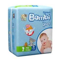 سانيتا بامبي حفائض أطفال عبوه صغير 19*4