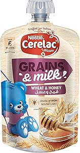 Cerelac Nestle Cerelac Grains & Milk Wheat & Honey From 6 Months 110g