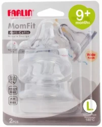 Farlin Nipple For Wide-Neck Bottles L 2 Psc 22005