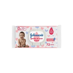 Johnson'S Gentle All Over Baby Wipes 72 Wipes