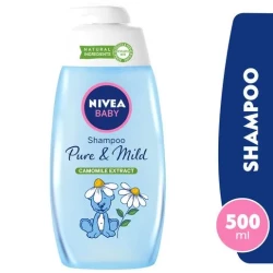 NIVEA Baby Pure & Mild Shampoo, Camomile Extract, 500ml