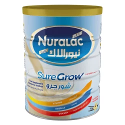 Nuralac Plus Sure Grow Vanilla Flavor 900g X 6 PCS 1140