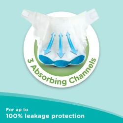 حفاضات بامبرز Baby Dry، مقاس 5، كبير جداً، 11-16 كلغ، العبوة الضخمة، 52 حفاضاً