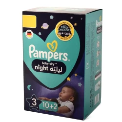 Pampers Night 3 10+2 Diapers 5289