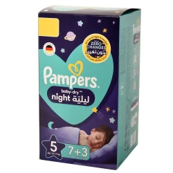 Pampers Night 5 7+3 Diapers 5494