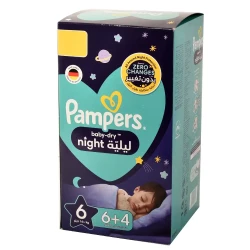 Pampers Night 6 6+4 Diapers 4701