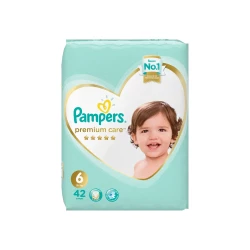 Pampers Premium Care Diapers Size 6 Extra Large 16+ Kg Jumbo Pack 42 Diapers