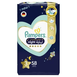 Pampers Premium Care Night Size 3 7-11 Kg 58 Diapers