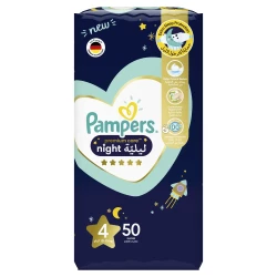 Pampers Premium Care Baby Night Diapers Size 4 10 15 Kg 50 Diapers