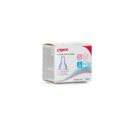 Pigeon Peristaltic Nipple Small 3 Pcs Box Bpa Free