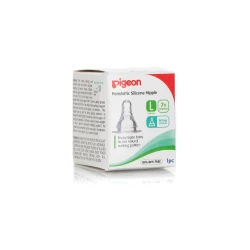 Pigeon Peristaltic Nipple Large 1 Pcs Box Bpa Free