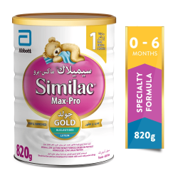 Similac Sensitive 1 (Max Pro) Gold From Birth To 6 Months 820G