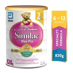 Similac Sensitive 2 (Max Pro) Gold From 6 To 12 Months 820G