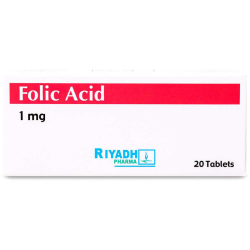 Folic-Acid 1 MG 20 Tablets