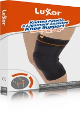 LUXOR knitted patella & ligament Assited knee support 104-L