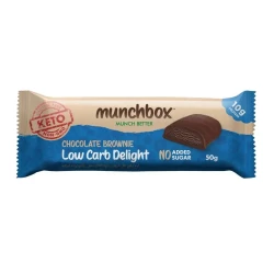 Munchbox Keto Bar Chocolate Brownie 50Gm