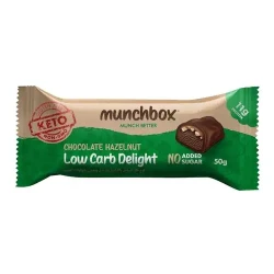 Munchbox Keto Bar Chocolate Hazelnut 50Gm