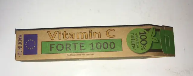 Natural Vit C Forte 1000 MG 20 Effervescent Tablets
