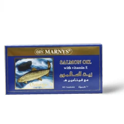 كبسولات مارنيز بزيت السالمون والأوميجا 3 فورت 60 كبسولة