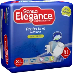 Sanita Elegance Adult Xl 10 Diapers X 4