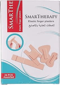Smart Therapy Anti Leakage Finger Wound Plaster Assorted, 24 Tablets