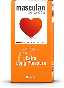 Masculan Long Pleasure Condoms 10-Pieces