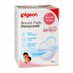 Pigeon Breast Pads Honeycomb 50+10 Pcs Free 5938