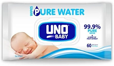 Uno Baby Baby Wipes, Pack of 3 Pieces, 180 Wipes
