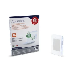 Pic AquaBloc Plaster Anti Bacterial W Proof 10 cm X 6 cm Pac