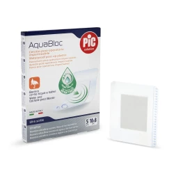 Pic AquaBloc Plaster Anti Bacterial W Proof 8 x 10 cm Pack o