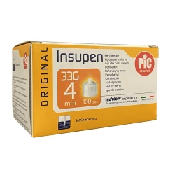 Pic Original Insupen 33 G x 4mm Pack of 100 pcs