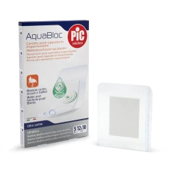Pic Soffix Med Plaster Anti Bacterial 12 x 10 cm Pack of 5