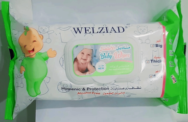 Welziad Baby Wipes for newborn soft skin Thick 108 wipes